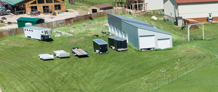 Aerial view of SilverGray storage facility and surroundings